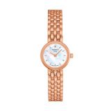 Lovely 19.5mm, Mother of Pearl Dial, Quartz Movement,Stainless Steel & Rose Gold PVD Watch