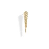 Stairway 18K Yellow Gold 47 Diamonds One Piece Earring