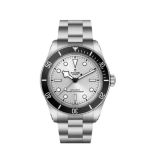 Black Bay 68 Silver Dial 43mm Mechanical Steel Bracelet Watch
