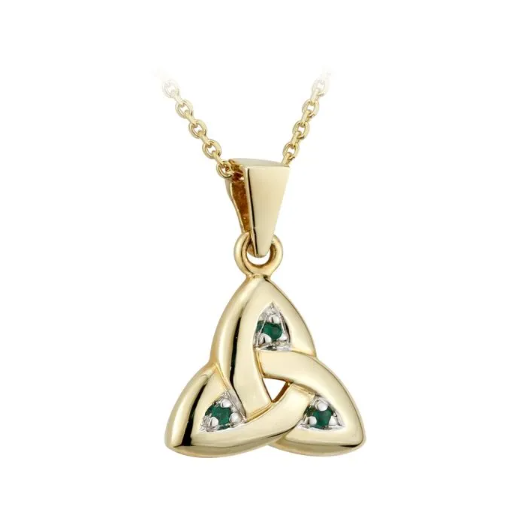 Solvar 14ct Gold Trinity Knot Pendant Solvar 14ct Gold Trinity Knot Pendant