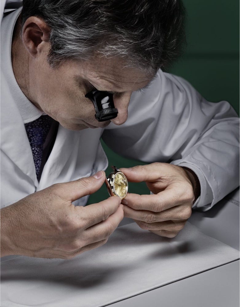 Rolex servicing banner